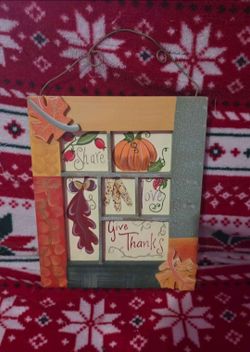 Thanksgiving sign