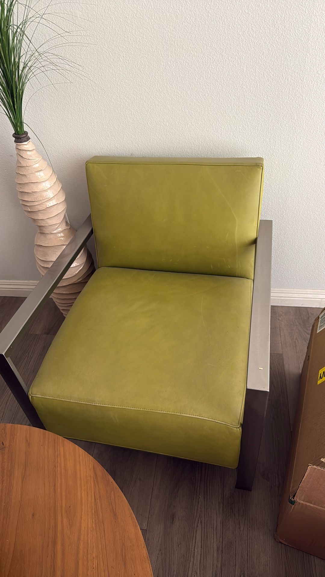 Green Leather Chair
