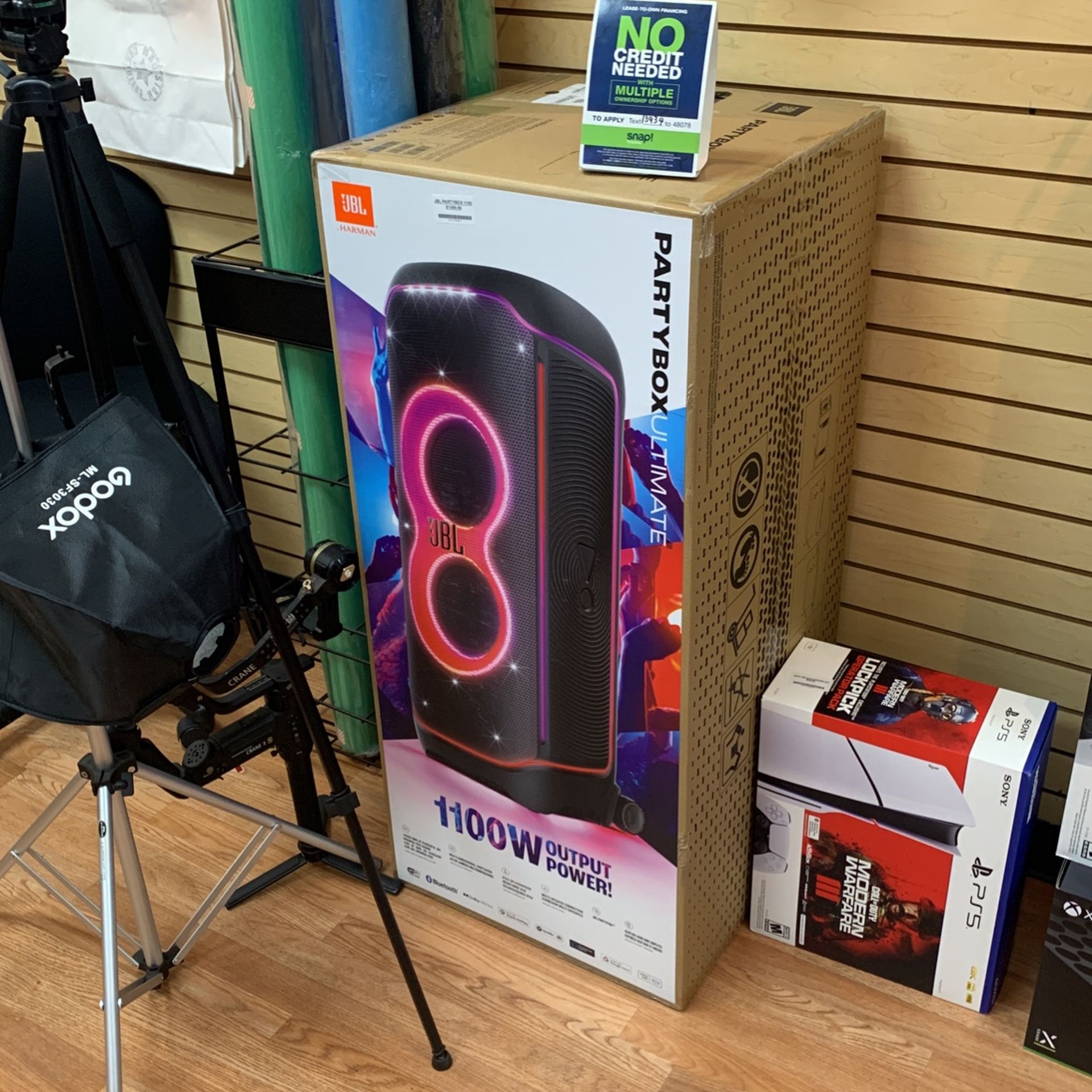 JBl Partybox Ultimate 1100w Bluetooth Speaker 