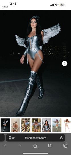 Silver Angel Costume 