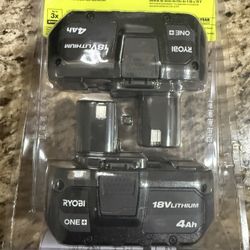 Ryobi 18v 4ah Battery 
