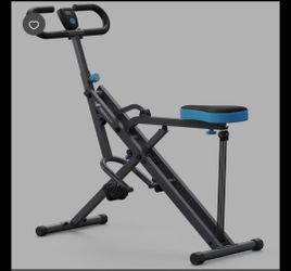 MERACH Squat Assist Trainer Foldable Glutes Leg Workout Machine with 3 Tension Bands, 350 lbs