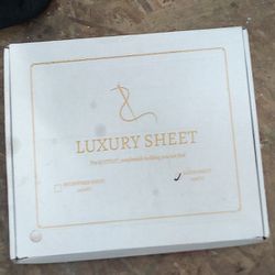 Luxury Satin Sheet Set Unopened Box 