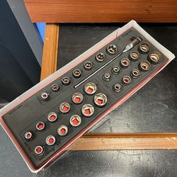 Snap-On Ratchet & Sockets Set