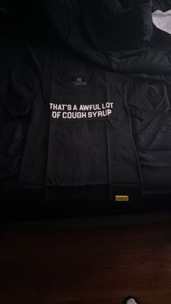 awful lot of cough syrup shirt 