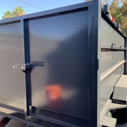 Scissor Lift Dump Trailer 