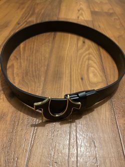 True Religion Men’s Black Belt