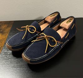 10.5 Men Polo Ralph Lauren ‘Wyndings’ Suede Leather Casual Driver Moccasin Shoe