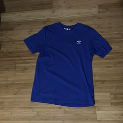 Blue adidas tee shirt
