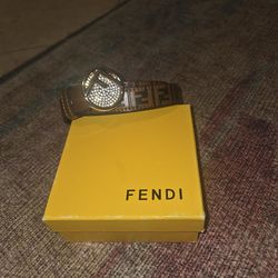 Fendi Zucca FF Logo Leather Belt

Brown sz 48 inches or 120 cm