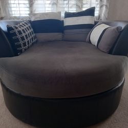 Oversized Swivel Chair