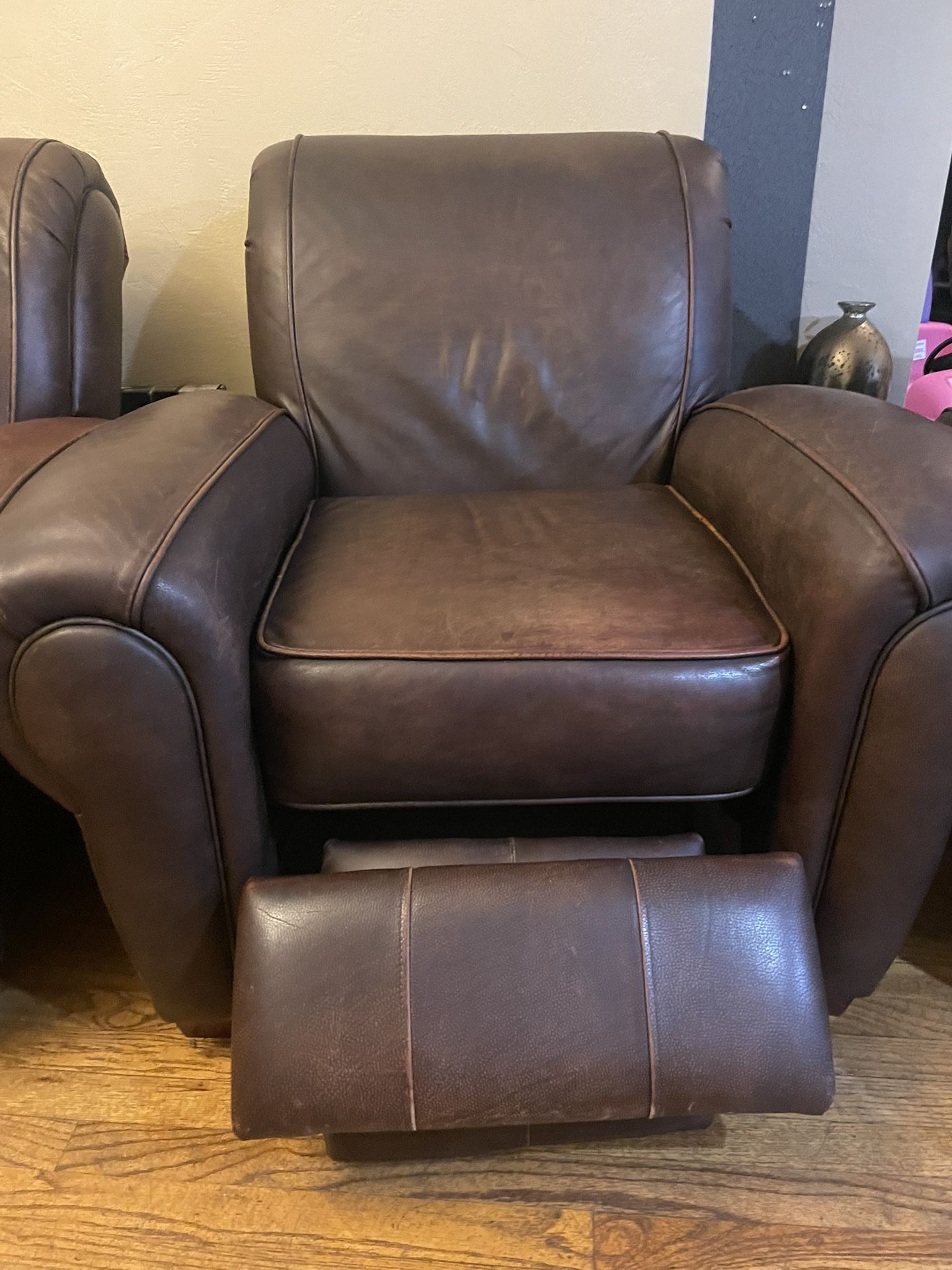 Genuine Leather Couch And Recliners