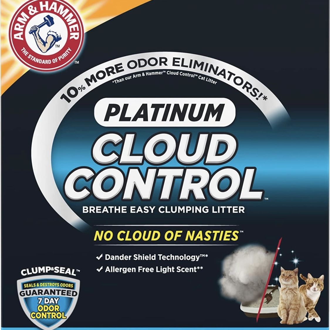 Arm & hammer cloud control litter sale
