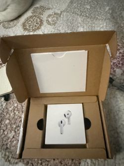 Brand new AirPods Pro four with noise cancellation