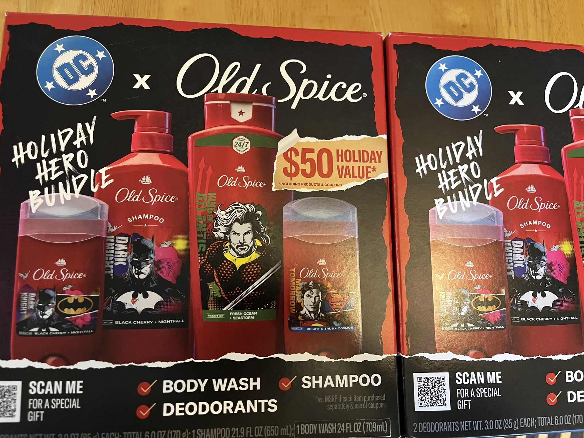 Old spice gift sets holiday hero LOT 2