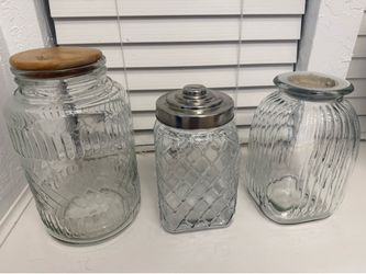 Set of 3 Glass Jars 1.5 gallon and 1 gallon
