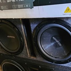 Kenwood 12 Inch Subwoofers In Box