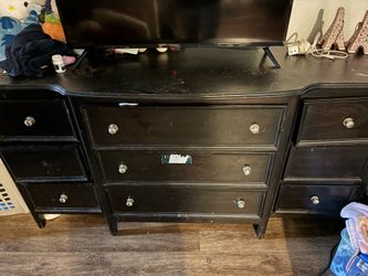 Black dresser