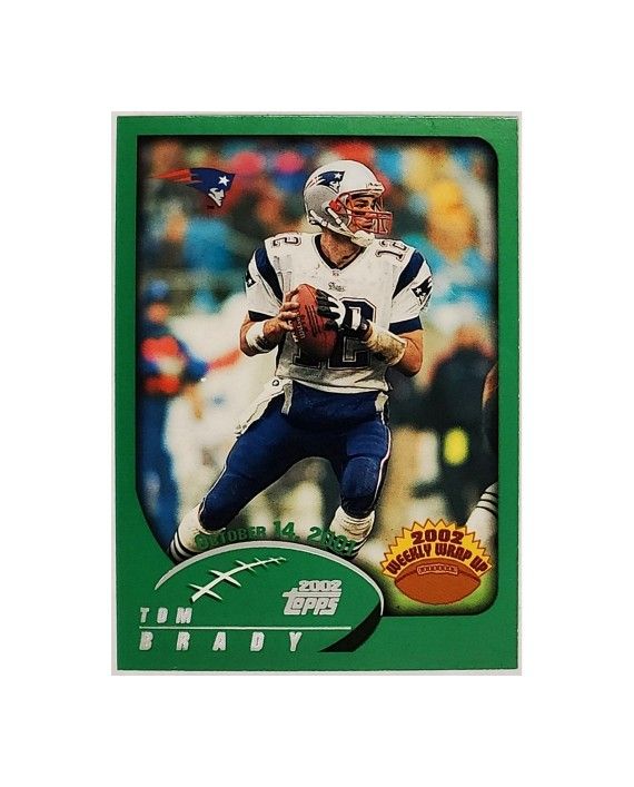 TOM BRADY ROOKIE (1ST TOPPS ROOKIE) 2002 TOPPS #295 PATRIOTS QB, BUCS, MVP