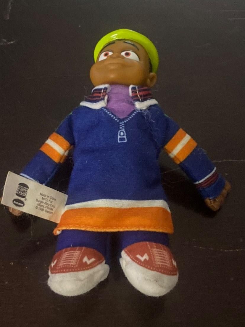 Vintage 1998 My Cousin Skeeter Finger Puppet Nickel-O-Zone Burger King Kids Club