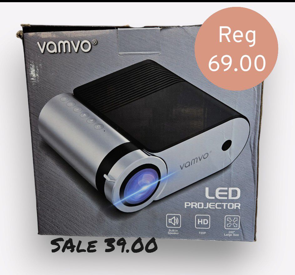 New! Mini Projector, Vamvo Portable Projector

VF320 