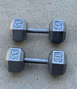 35 lb dumbbells