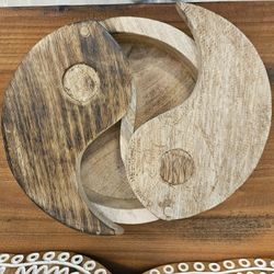 Ying Yang Wood Box