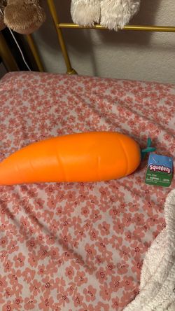 Squeeezy Carrot Squishy Toy