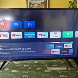 43" 4K TCL Google TV