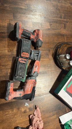 hilti screw gun impact and 2 battery’s