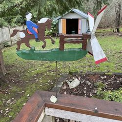 Outdoor Horse Wind Spinner