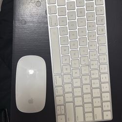 Wireless Apple Keyboard + Mouse
