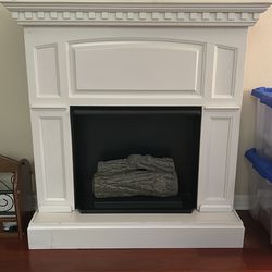 Faux fireplace