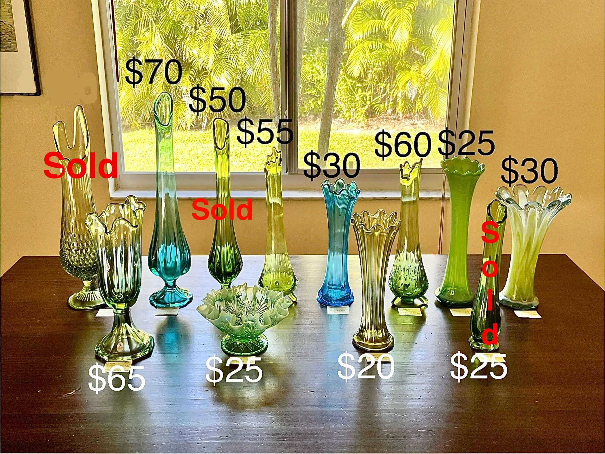 Swung Vases & Other Vases