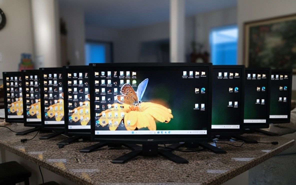 6- 22" Acer Monitors