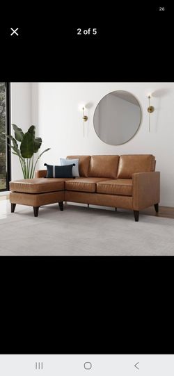 Small sofa with chaise