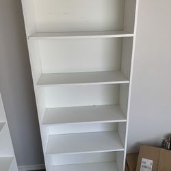 White Bookshelf 