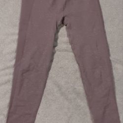 Women's Size Small Lululemon Legging Pants Workout Dark Purple With Design