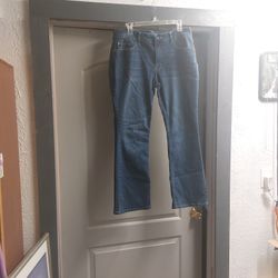 Riders By Lee Mid Rise  Boot Cut Jeans Sz 16P