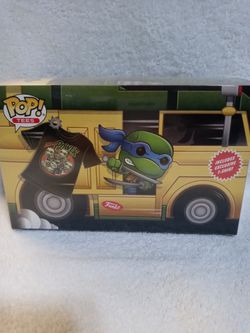 Brand New Sealed Funko Pop TMNT Extra large Tshirt..smoke Free Home