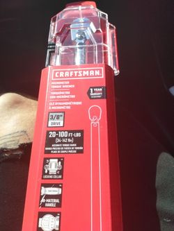 Craftsman micrometer torque wrench 3/8