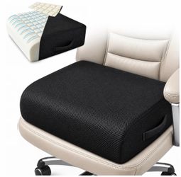 Extra Thick Office Chair Cushion, 18 x 16 x 6 Inch Booster Seat for Adults,