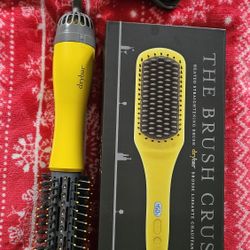 DryBar Single Shot Round Blow Dryer Brush & DryBar Brush Crush Hair Straightener. 