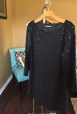 Sparkling Sequin black dress