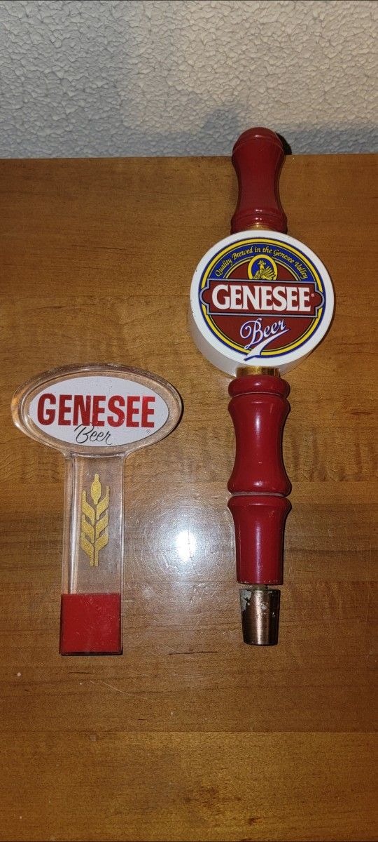 2 GENESEE beer Handles