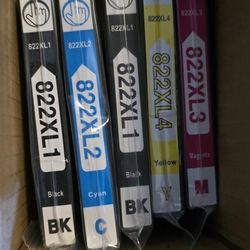 822XL 822 WF-3820 Printer Ink Cartridges Remanufactured Replacement for Epson 822XL Ink Cartridges Combo Pack for Epson
