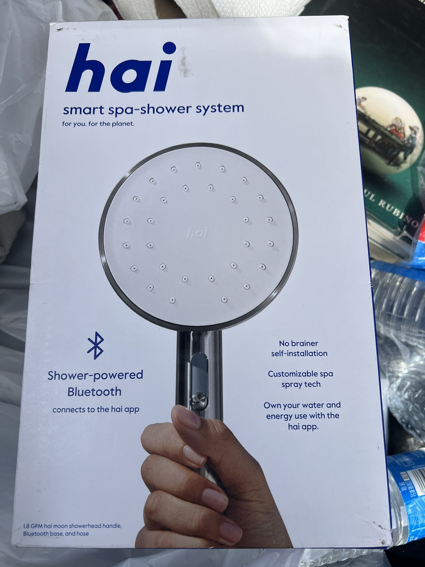 HAI SMART SPA-SHOWER SYSTEM SHOWERHEAD BLUETOOTH 1.8 GPM white 