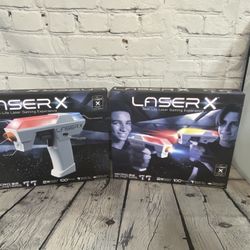 (2) Laser X Revolution Two Player Micro Laser Tag Gaming Blaster Sets
