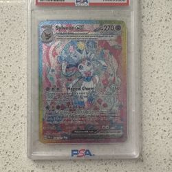 Pokemon 2025 Sylveon ex 156/131 SIR Prismatic Evolutions GEM MINT PSA 10