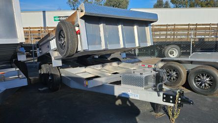 2025 Nordtek Aluminum Dump Trailer 7x12x2 14K GVWR